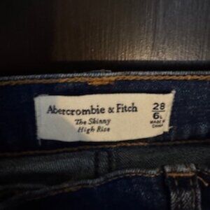 Abercrombie - The Skinny High Rise Jeans, 6L - Denim